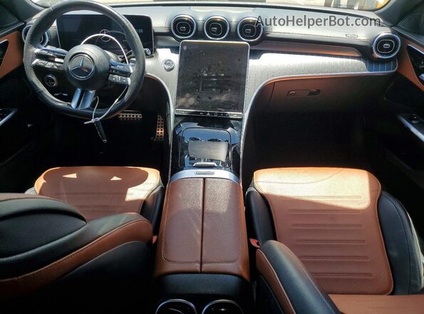 W1KAF4GB0PR107871 2023 MERCEDES-BENZ C White Widok deski rozdzielczej