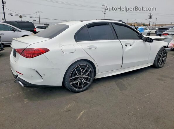 W1KAF4GB0PR123780 2023 MERCEDES-BENZ C White Trasero derecho