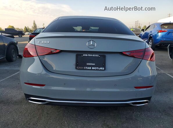 W1KAF4GB1SR288018 2025 MERCEDES-BENZ C Gray Vista trasera