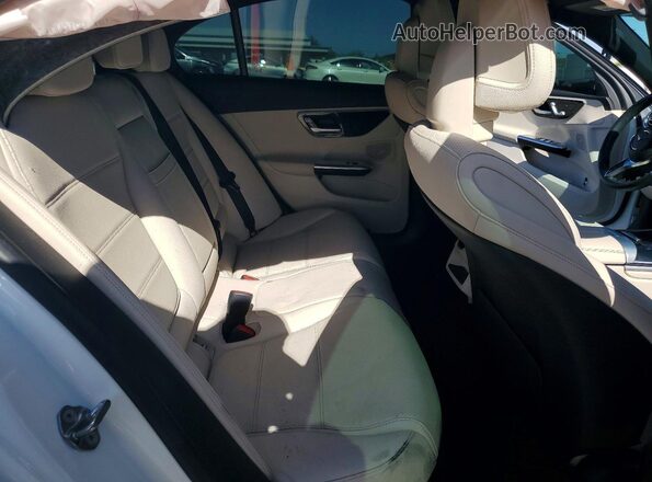 W1KAF4GB4PR081243 2023 MERCEDES-BENZ C White Rear seats view