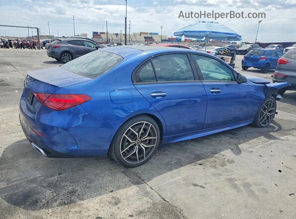 W1KAF4GB4PR104634 2023 MERCEDES-BENZ C Синий Задняя правая четверть