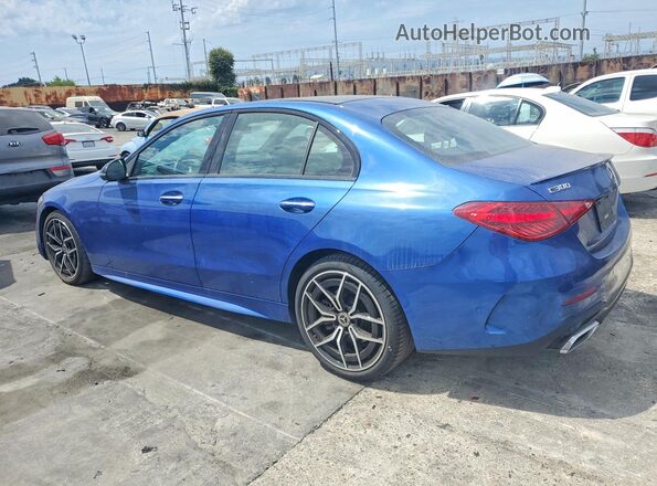 W1KAF4GB4PR104634 2023 MERCEDES-BENZ C Синий Задняя левая четверть