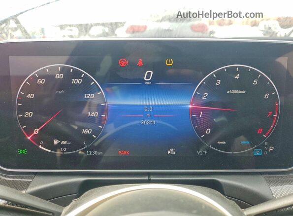 W1KAF4GB4PR104634 2023 MERCEDES-BENZ C Синий Вид щитка приборов