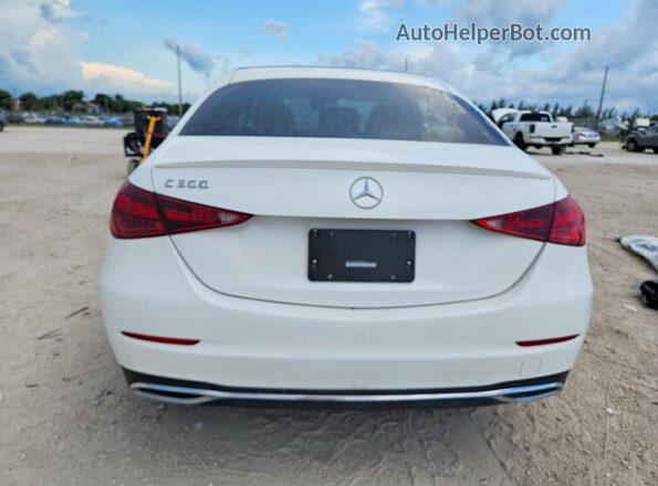 W1KAF4GB4RR180955 2024 MERCEDES-BENZ C White Vista trasera