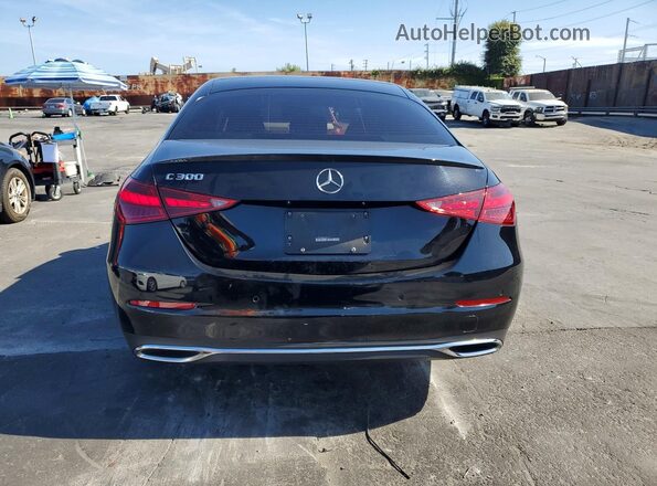 W1KAF4GB5RR213641 2024 MERCEDES-BENZ C Black Հետևի տեսք