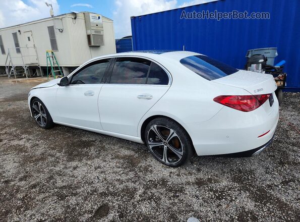 W1KAF4GB6SR252809 2025 MERCEDES-BENZ C White Задня ліва чверть