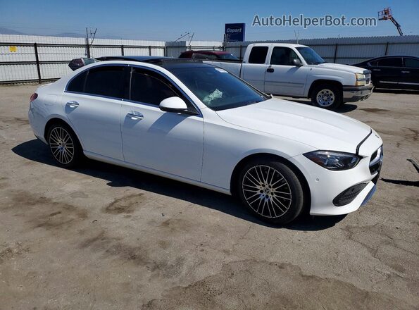 W1KAF4GB7PR095492 2023 MERCEDES-BENZ C White Передня права чверть