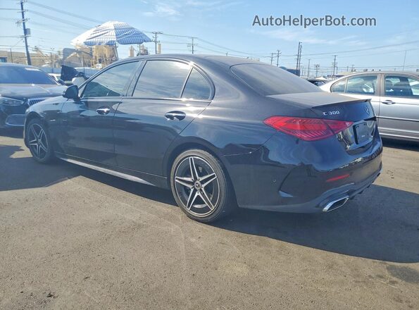 W1KAF4GB7PR137904 2023 MERCEDES-BENZ C-CLASS Черный Задняя правая четверть