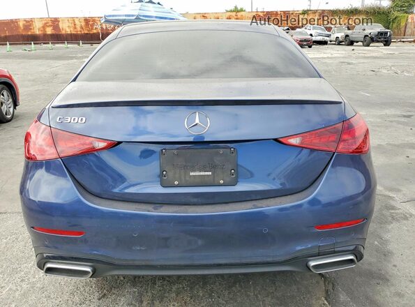 W1KAF4GB8RR213634 2024 MERCEDES-BENZ C Blue Rear view