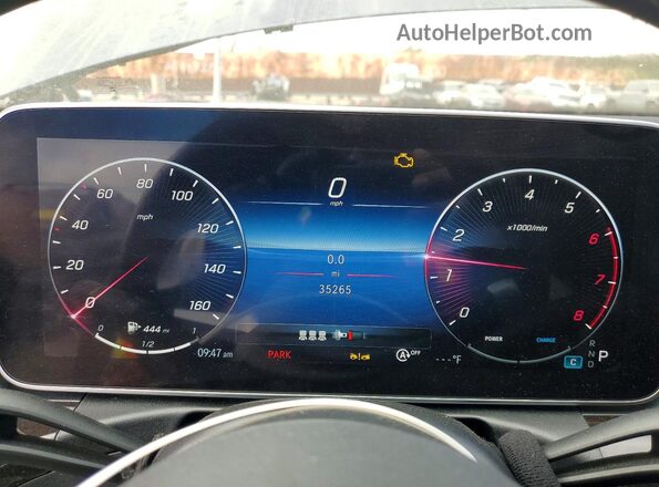 W1KAF4GB8RR213634 2024 MERCEDES-BENZ C Blue Instrument cluster view