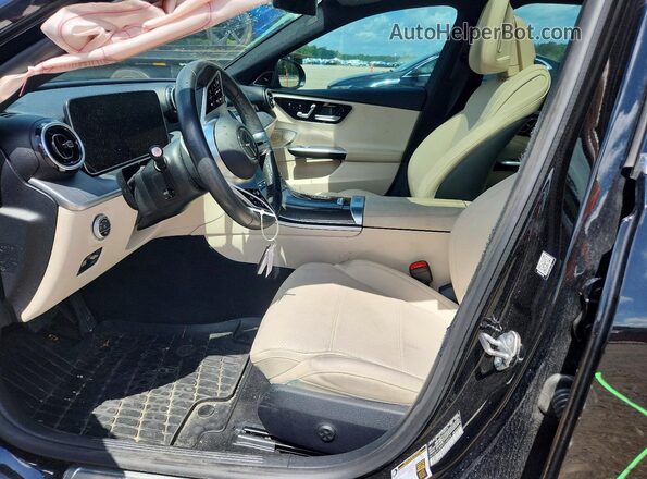 W1KAF4GB9PR148029 2023 MERCEDES-BENZ C Черный Вид салона спереди