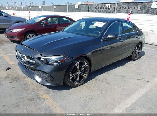 W1KAF4GBXPR102533 2023 MERCEDES-BENZ C-CLASS Черный Передняя левая четверть