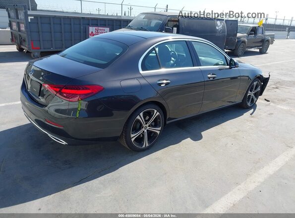 W1KAF4GBXPR102533 2023 MERCEDES-BENZ C-CLASS Черный Задняя правая четверть