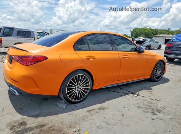 W1KAF4GBXPR103293 2023 MERCEDES-BENZ C Orange უკანა მარჯვენა