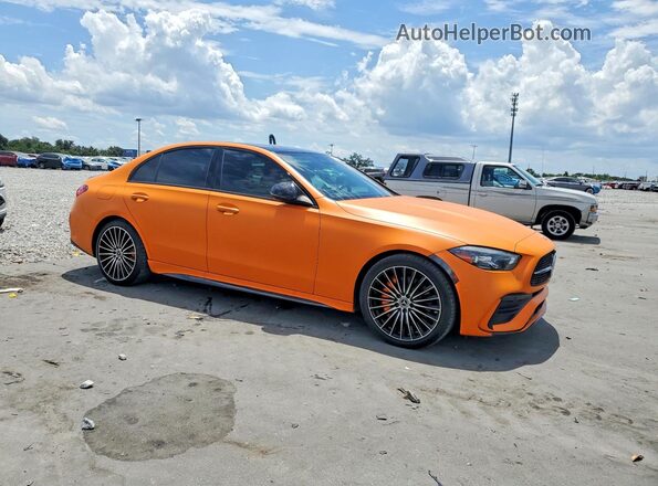W1KAF4GBXPR103293 2023 MERCEDES-BENZ C Orange წინა მარჯვენა