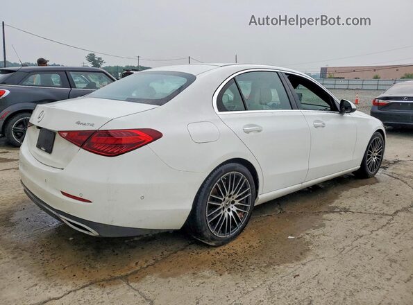 W1KAF4HB0RR162421 2024 MERCEDES-BENZ C White Tył prawy