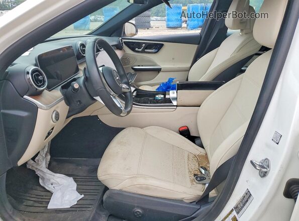 W1KAF4HB0RR162421 2024 MERCEDES-BENZ C White Widok wnętrza z przodu