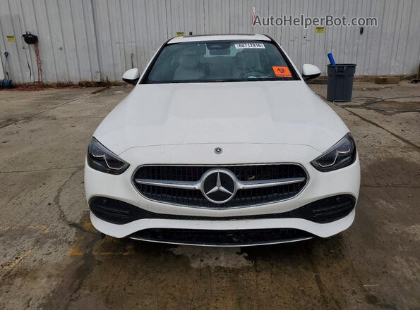 W1KAF4HB0RR162421 2024 MERCEDES-BENZ C White Widok z przodu