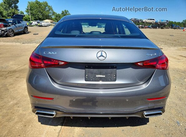 W1KAF4HB0RR187755 2024 MERCEDES-BENZ C Gray Widok z tyłu