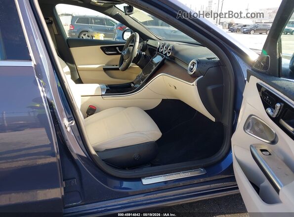 W1KAF4HB0SR297761 2025 MERCEDES-BENZ C-CLASS Blue Widok wnętrza z przodu