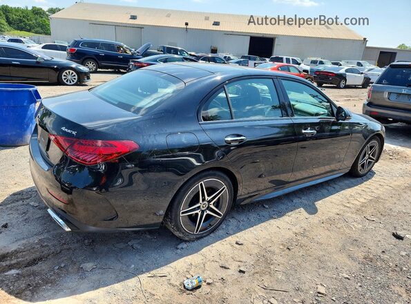 W1KAF4HB1PR123401 2023 MERCEDES-BENZ C Black Задня права чверть