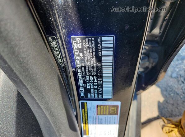 W1KAF4HB1PR123401 2023 MERCEDES-BENZ C Black Вид підкапотного простору