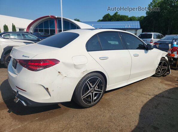 W1KAF4HB1PR151263 2023 MERCEDES-BENZ C White უკანა მარჯვენა
