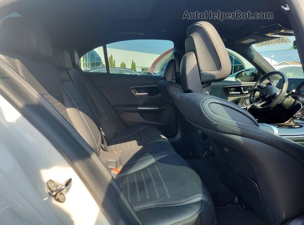 W1KAF4HB1PR151263 2023 MERCEDES-BENZ C White უკანა სავარძლების ხედი