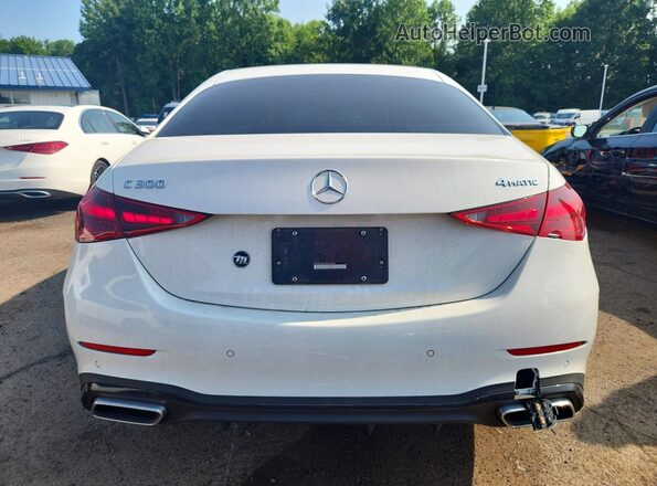 W1KAF4HB1PR151263 2023 MERCEDES-BENZ C White უკანა ხედი