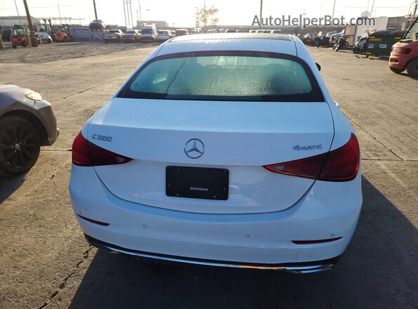W1KAF4HB1RR229995 2024 MERCEDES-BENZ C White Rear view