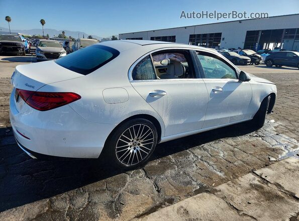 W1KAF4HB1SR289247 2025 MERCEDES-BENZ C White Trasero derecho
