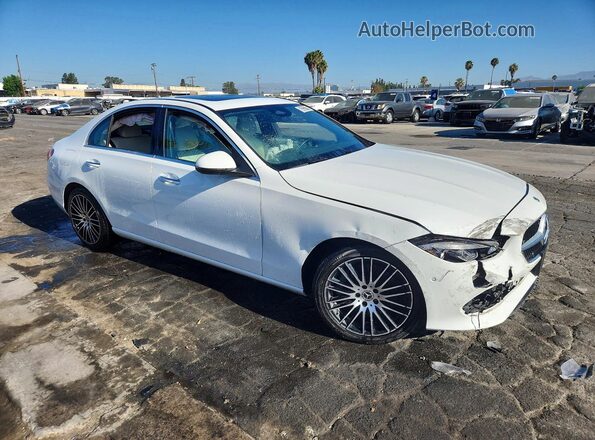 W1KAF4HB1SR289247 2025 MERCEDES-BENZ C White Delantero derecho
