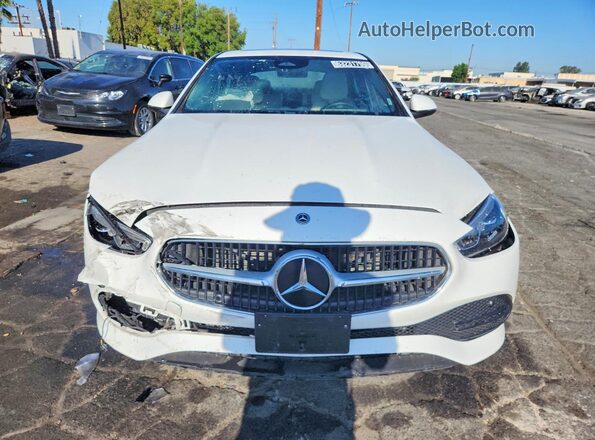 W1KAF4HB1SR289247 2025 MERCEDES-BENZ C White Vista frontal