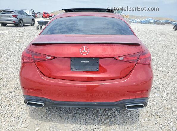 W1KAF4HB2NR050889 2022 MERCEDES-BENZ C Красный Вид сзади