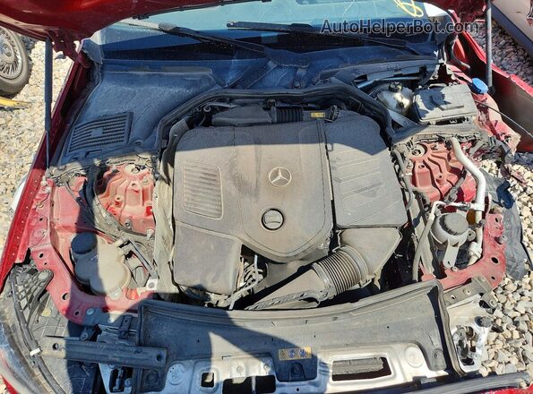 W1KAF4HB2NR050889 2022 MERCEDES-BENZ C Красный Вид задней части салона
