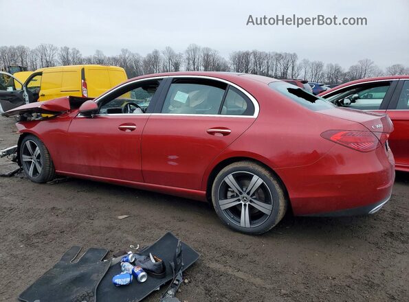 W1KAF4HB2PR086701 2023 MERCEDES-BENZ C Red Задня ліва чверть