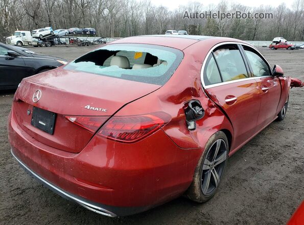 W1KAF4HB2PR086701 2023 MERCEDES-BENZ C Red Задня права чверть