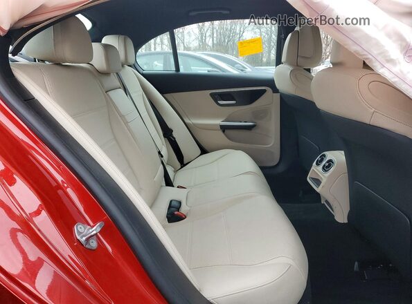 W1KAF4HB2PR086701 2023 MERCEDES-BENZ C Red Вид задніх сидінь