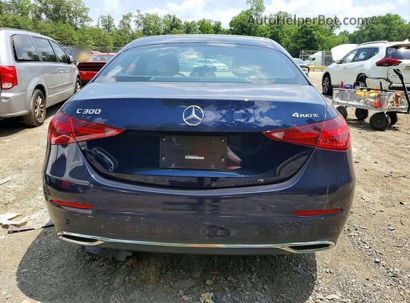 W1KAF4HB3PR079742 2023 MERCEDES-BENZ C Blue Widok z tyłu