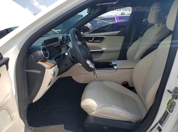 W1KAF4HB3RR164857 2024 MERCEDES-BENZ C White Widok wnętrza z przodu