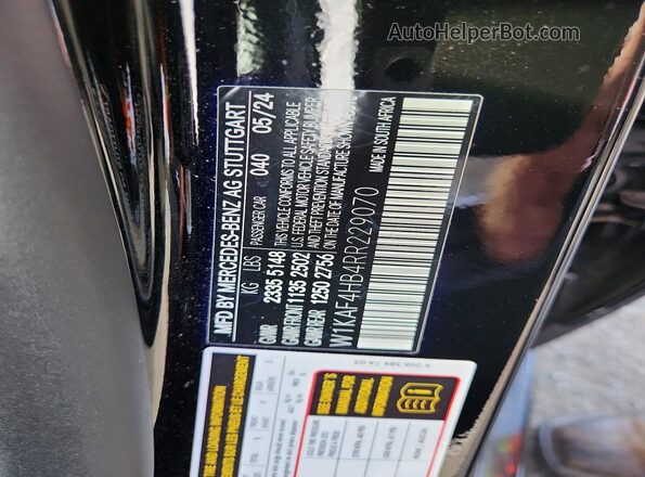 W1KAF4HB4RR229070 2024 MERCEDES-BENZ C Black Вид підкапотного простору