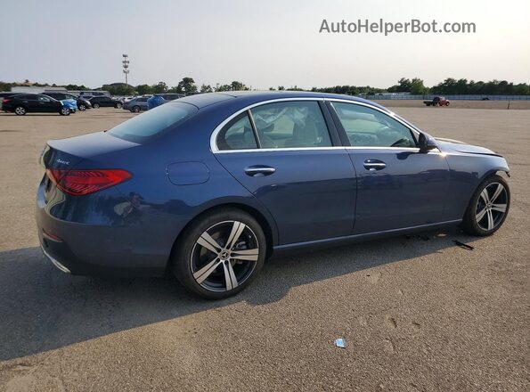 W1KAF4HB5RR175813 2024 MERCEDES-BENZ C Синий Задняя правая четверть