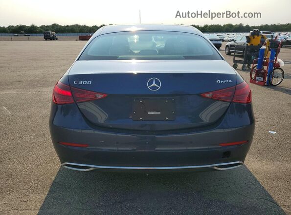 W1KAF4HB5RR175813 2024 MERCEDES-BENZ C Синий Вид сзади
