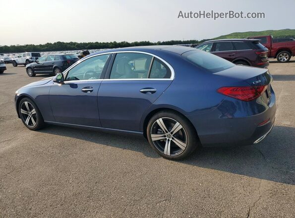 W1KAF4HB5RR175813 2024 MERCEDES-BENZ C Синий Задняя левая четверть