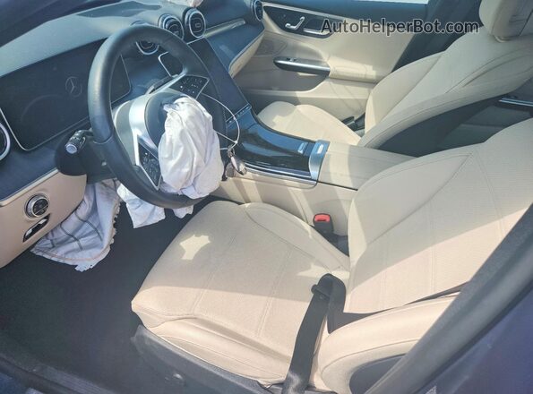 W1KAF4HB5RR175813 2024 MERCEDES-BENZ C Синий Вид салона спереди