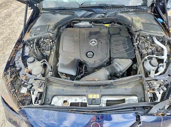 W1KAF4HB6NR041385 2022 MERCEDES-BENZ C Blue უკანა სალონის ხედი