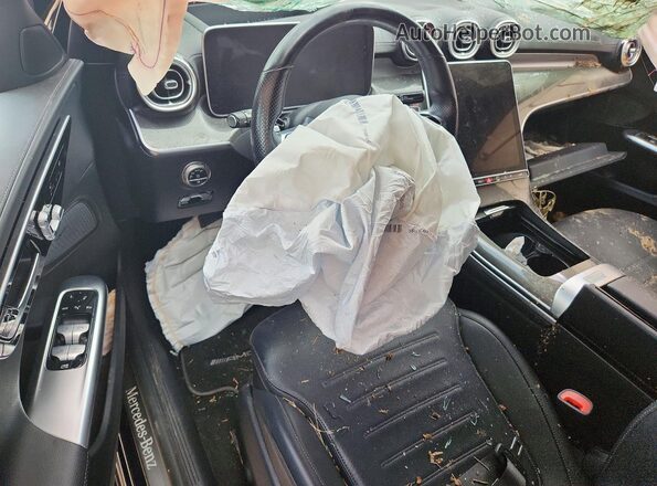W1KAF4HB6NR041385 2022 MERCEDES-BENZ C Blue წინა პანელის ხედი
