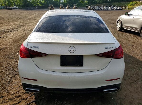 W1KAF4HB6PR079489 2023 MERCEDES-BENZ C White Vista trasera