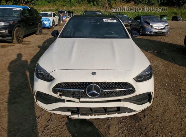 W1KAF4HB6PR079489 2023 MERCEDES-BENZ C White Vista frontal