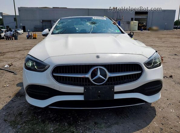 W1KAF4HB6PR085132 2023 MERCEDES-BENZ C Белый Вид спереди